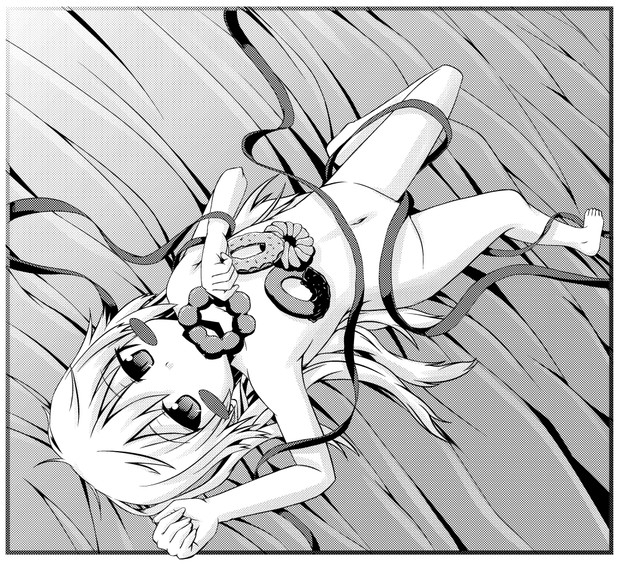 忍が全裸でドーナツを食う リーフィ さんのイラスト ニコニコ静画 イラスト