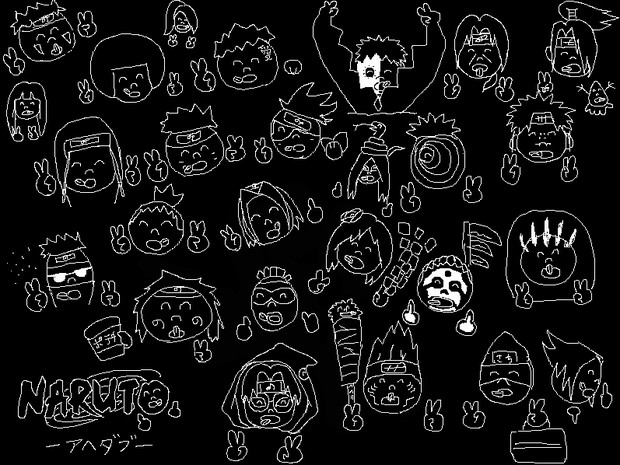 Naruto壁紙描いてみた Zampone さんのイラスト ニコニコ静画 イラスト