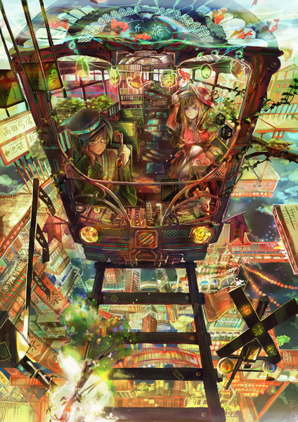 縁日列車 ふわふわしっぽ W さんのイラスト ニコニコ静画 イラスト