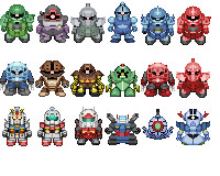 Sdガンダム アイコンサイズドット絵 メカラウロコ さんのイラスト ニコニコ静画 イラスト