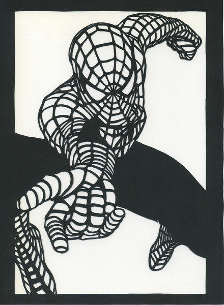 スパイダーマン 切り絵 雷電 さんのイラスト ニコニコ静画 イラスト