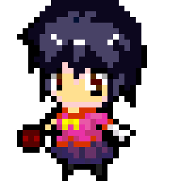 化物語より 神原駿河をドット絵で描いてみた マイラ さんのイラスト