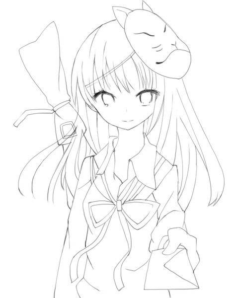 告白剣道少女 色塗りver ニコニコ静画 イラスト