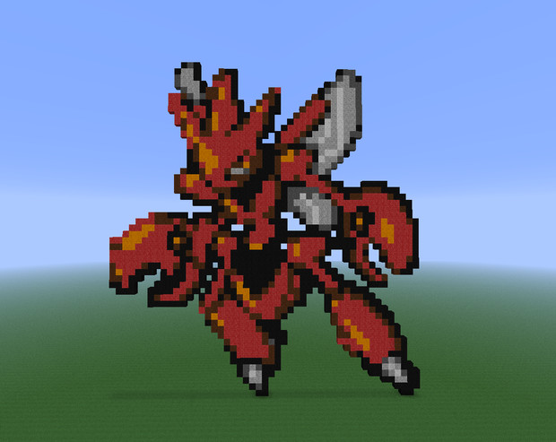 Minecraft ハッサムを作ってみた ドット絵 ニコニコ静画 イラスト