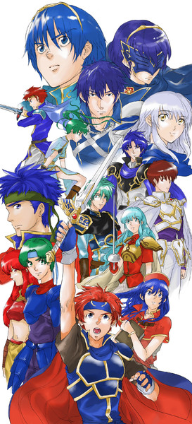 ファイアーエムブレムの主人公集合