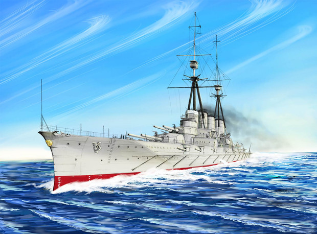 大日本帝国海軍巡洋戦艦 金剛 縹渺 さんのイラスト ニコニコ静画 イラスト