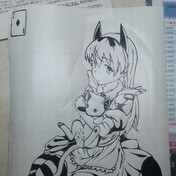 切り絵で「とある化学の超電磁砲」 御坂美琴 / 金龍ちゃん さん
