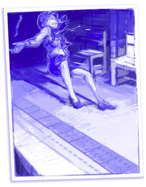 崩れ落ちる兵士 ニコニコ静画 イラスト