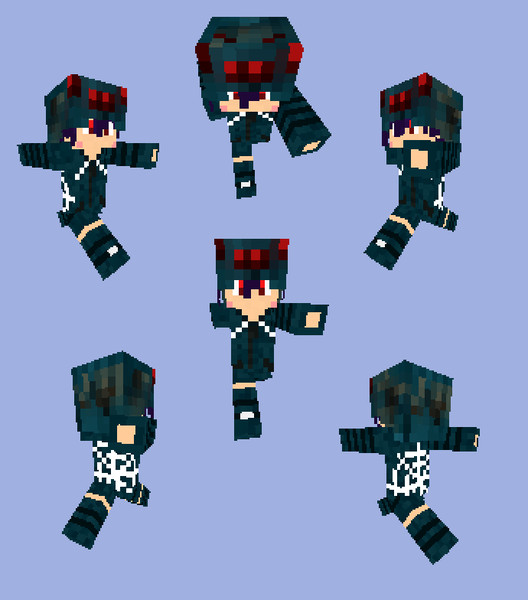 Minecraft ケイブスパイダーパーカー 野良牛 バファムート さんのイラスト ニコニコ静画 イラスト