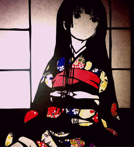 切り絵 地獄少女 閻魔あい シオドア さんのイラスト ニコニコ静画 イラスト