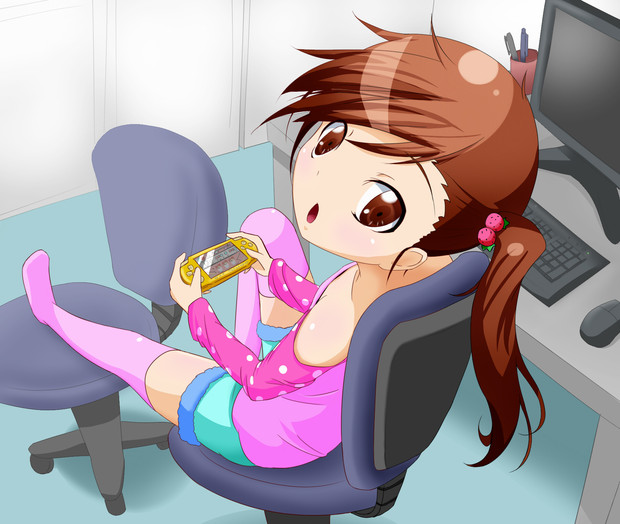 お 真美が事務所で暇そうにしているぞ このまま さんのイラスト ニコニコ静画 イラスト