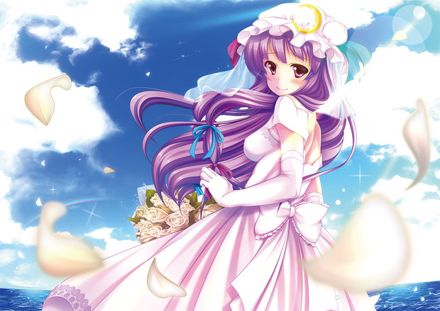 パチュリー 俺だーっ 結婚してくれー あおすけ さんのイラスト ニコニコ静画 イラスト