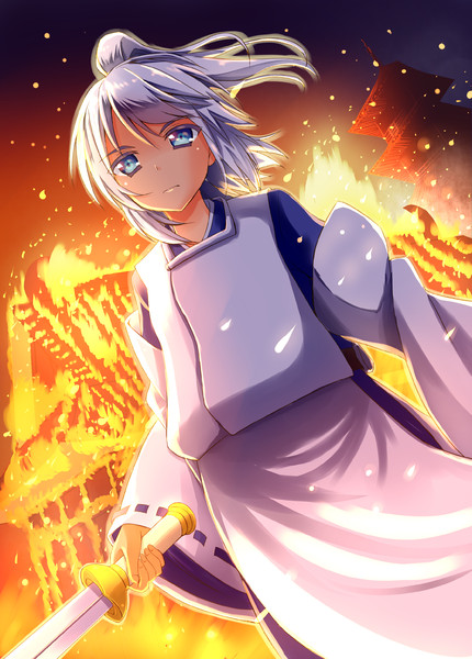 物部布都 桜井寺炎上 Tuki Hika さんのイラスト ニコニコ静画 イラスト