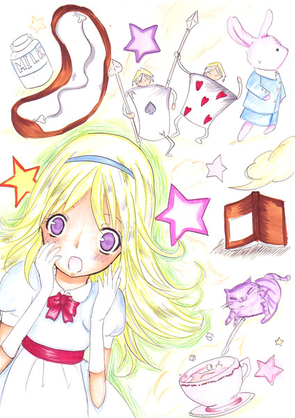 アリスと楽しいお茶会 つばきっき 椿月 さんのイラスト ニコニコ静画 イラスト