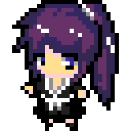 化物語より 戦場ヶ原ひたぎ 告白ｖｅｒ をドット絵で描いてみた マイラ さんのイラスト ニコニコ静画 イラスト