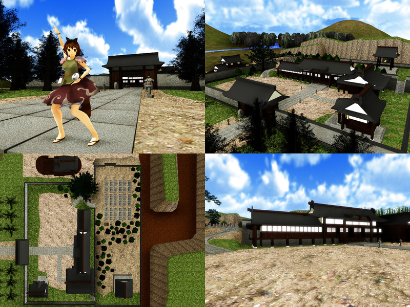 Mmd東方背景モデル Nicosub静画
