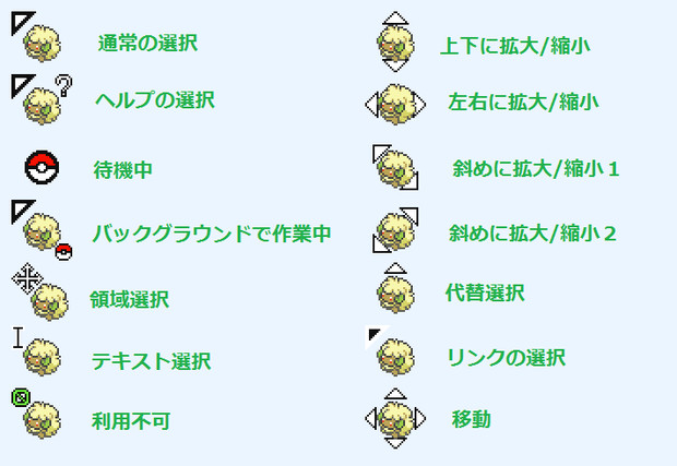 【ポケモン】マウスカーソル【エルフーン】