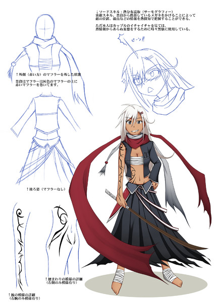 オリジナルアバター スズカ ソードスキル サーモグラフィー やしろさん さんのイラスト ニコニコ静画 イラスト