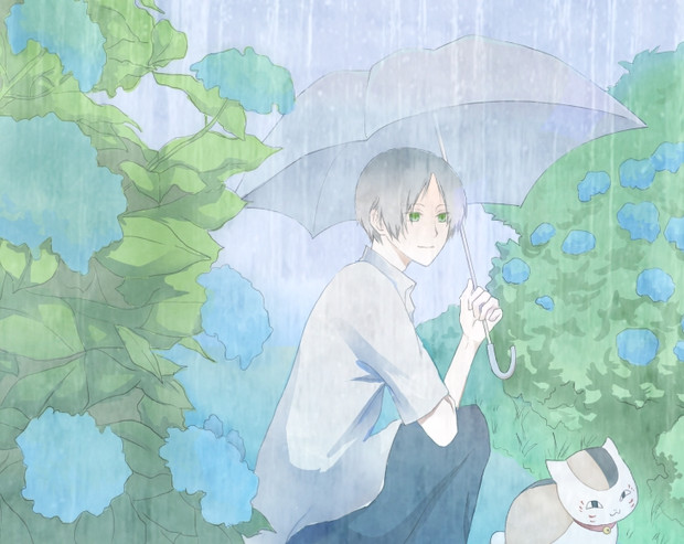 雨と紫陽花