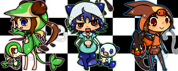 Bw２御三家パーカー 6not さんのイラスト ニコニコ静画 イラスト
