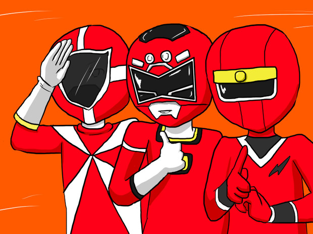 ゴーゴーファイブ Vs カーレンジャー Vs カクレンジャー 銀紙ツツム さんのイラスト ニコニコ静画 イラスト