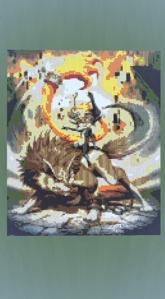 Minecraft ゼルダの伝説 ミドナのドット絵 トワプリ みどりのくま さんのイラスト ニコニコ静画 イラスト