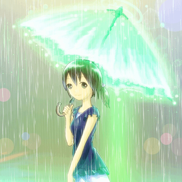 ビーム傘と女の子 Gifアニメ ひでみん さんのイラスト ニコニコ静画 イラスト