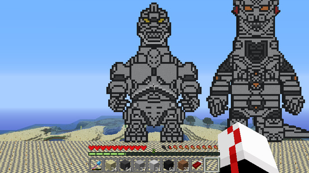 マインクラフト ドット絵 Vsメカゴジラ マジシャン コブラ さんのイラスト ニコニコ静画 イラスト