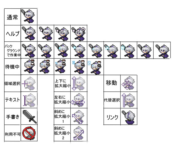 銀ちゃんマウスカーソル