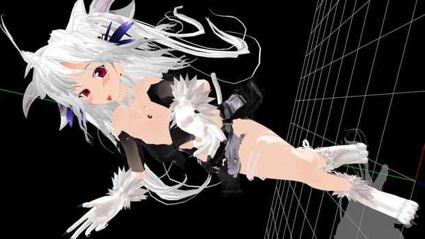 Mmd 獣っぽい銀次郎に顔パーツの移植完了 ゞ 銀河に浮かぶgomi さんのイラスト ニコニコ静画 イラスト