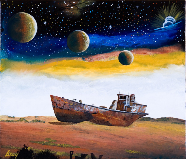 宇宙船地球号 アラル海の惨状 岡村偉生 さんのイラスト ニコニコ静画 イラスト