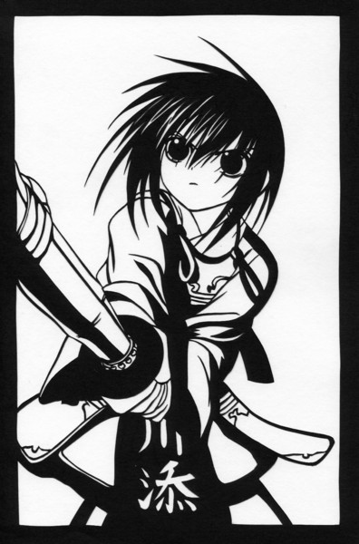 切り絵 川添珠姫 おかつ さんのイラスト ニコニコ静画 イラスト