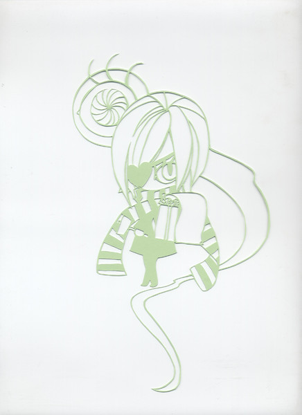 切り絵 クギ子ちゃん ロドリゲス さんのイラスト ニコニコ静画 イラスト