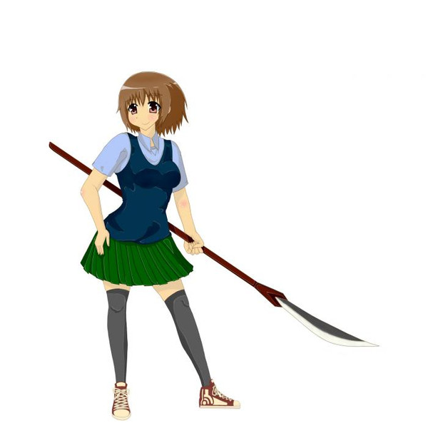 女の子 薙刀 いちま さんのイラスト ニコニコ静画 イラスト