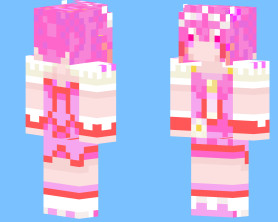 ｍinecraftのスキン キュアハッピーを作ってみた ニコニコ静画 イラスト