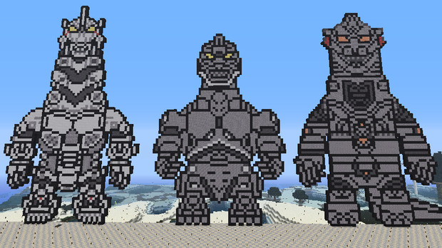 マインクラフト ドット絵 メカゴジラ揃い踏み マジシャン コブラ さんのイラスト ニコニコ静画 イラスト