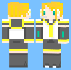 ｍinecraftのスキン 鏡音レンつくってみた ニコニコ静画 イラスト