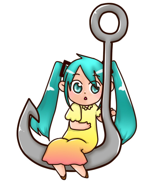 釣り針ミク 鶏 トリ さんのイラスト ニコニコ静画 イラスト