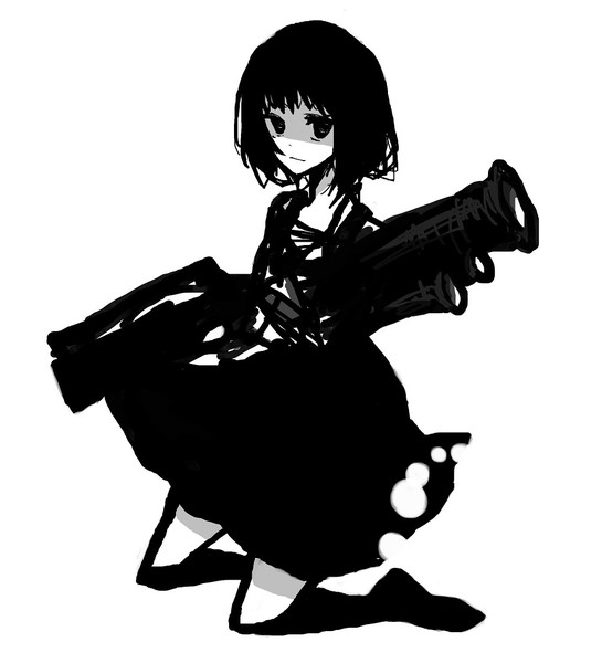 モノクロショットガン 名無し さんのイラスト ニコニコ静画 イラスト