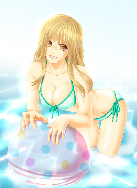 水着女子 ニコニコ静画 イラスト