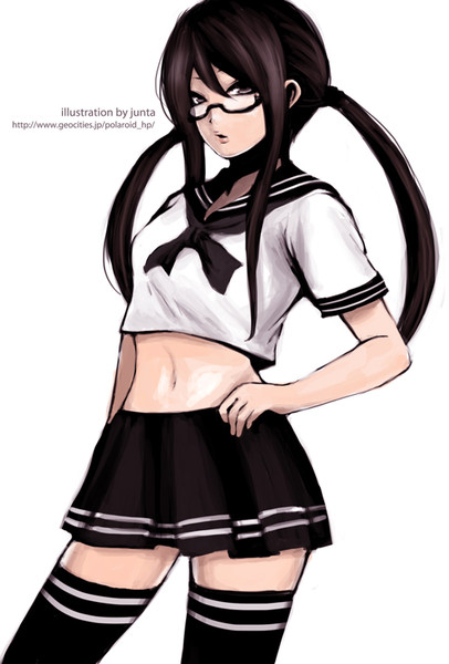 ヘソ出し女子高生 じゅんた さんのイラスト ニコニコ静画 イラスト