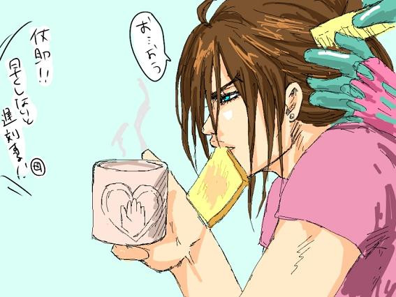髪下ろし仗助 ニコニコ静画 イラスト
