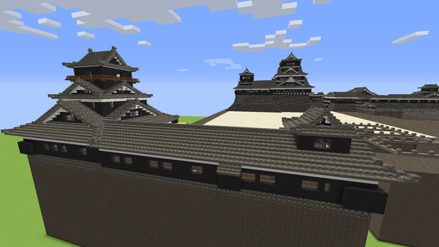 【Minecraft】熊本城　宇土櫓と古外様多聞櫓