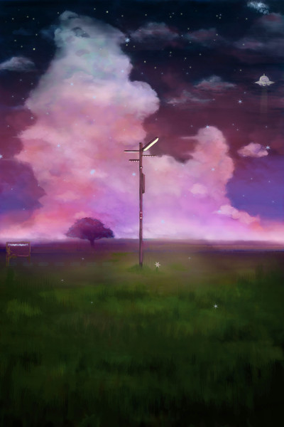 夏の夜の入道雲 スクラップ さんのイラスト ニコニコ静画 イラスト