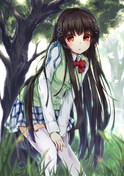 黒髪ロングぱっつん夏ver 戻瀬るるき さんのイラスト ニコニコ静画 イラスト
