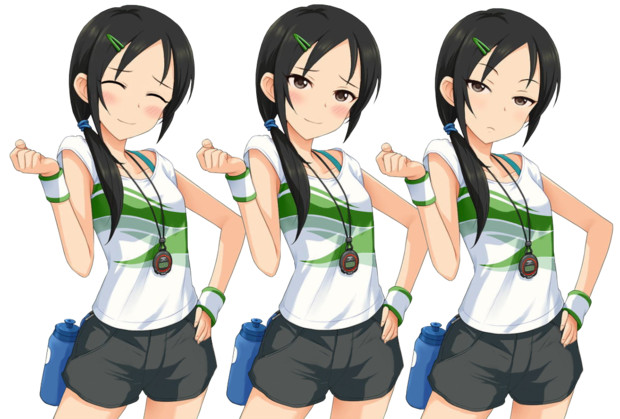モバマス ルーキートレーナーの追加差分作ってみた 立ち絵配布 Sirop さんのイラスト ニコニコ静画 イラスト