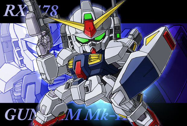 132 ガンダムmk エゥーゴカラー Vivi さんのイラスト ニコニコ静画 イラスト
