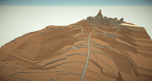 Minecraft 安土城を山ごと再現中 番外編 其ノ一 くろむ さんのイラスト ニコニコ静画 イラスト