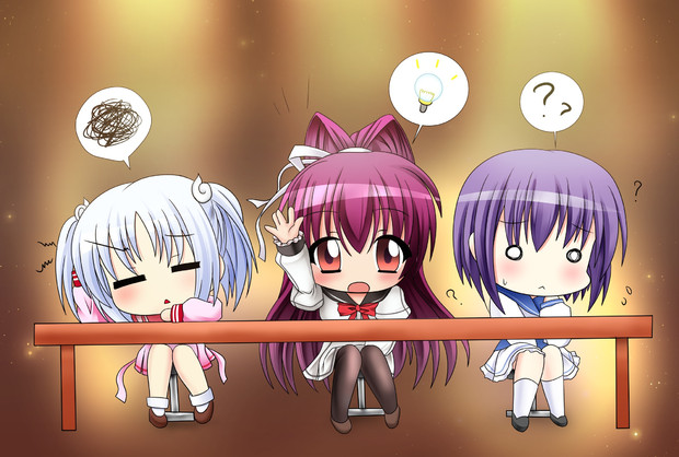 ゆずソフトクイズ裏表紙 ニコニコ静画 イラスト
