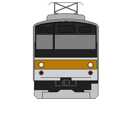 Kasword 電車 イラスト 正面